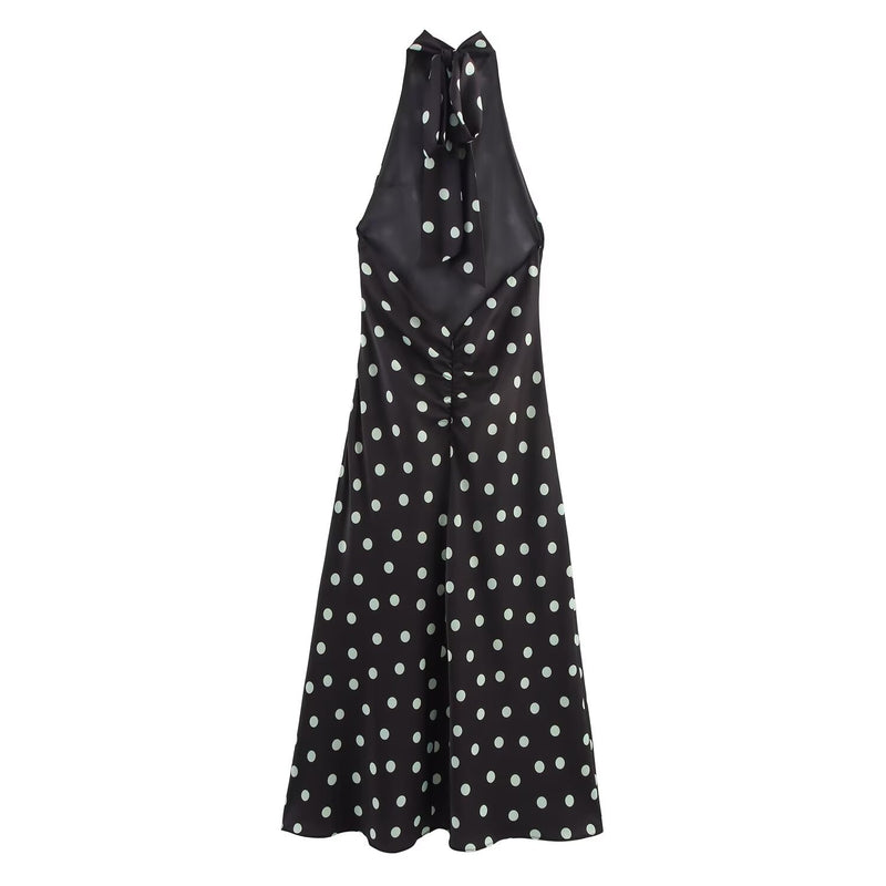 Caitlin | polka dot maxi dress