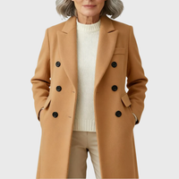 Dorothea wool coat maxi length detail
