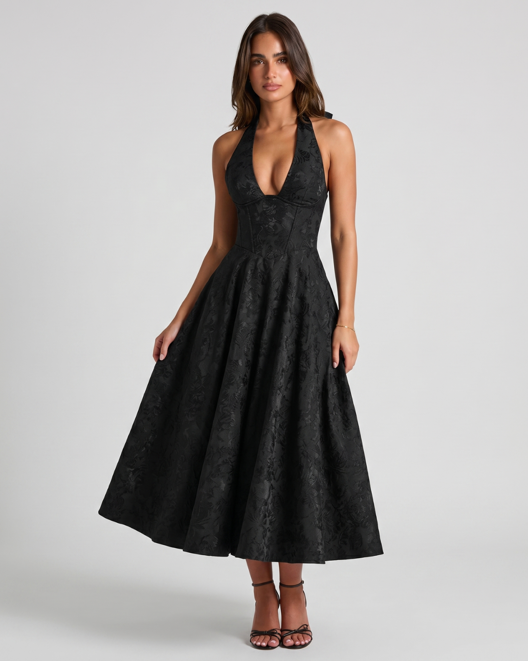 Rafaella | Sleeveless A-Line Midi Dress