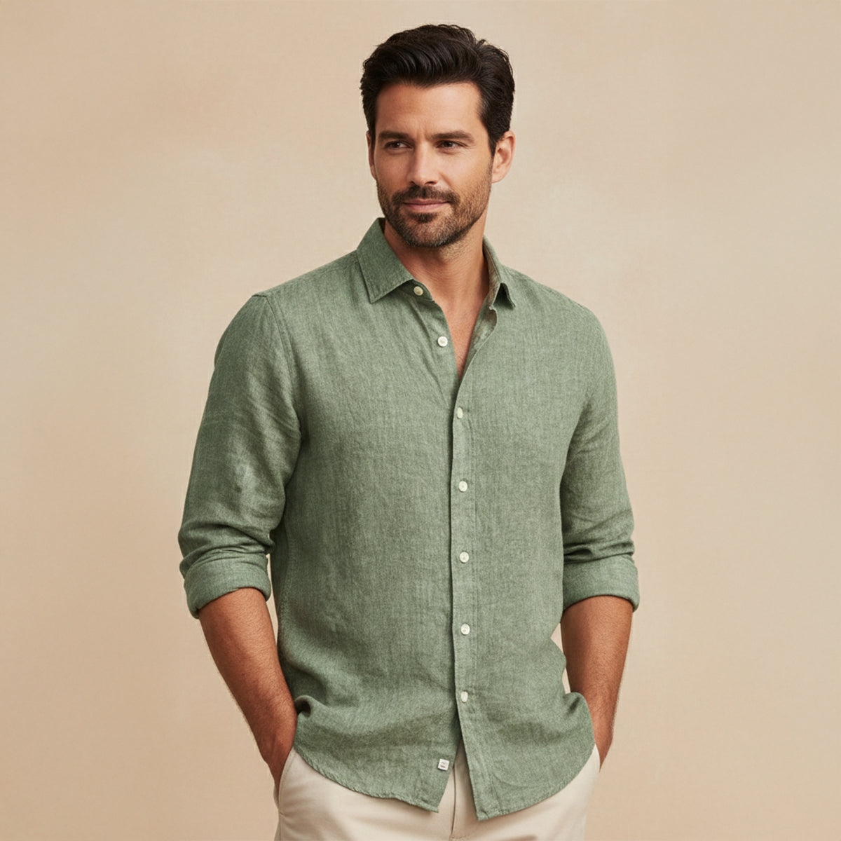 Camden shirt Army Green