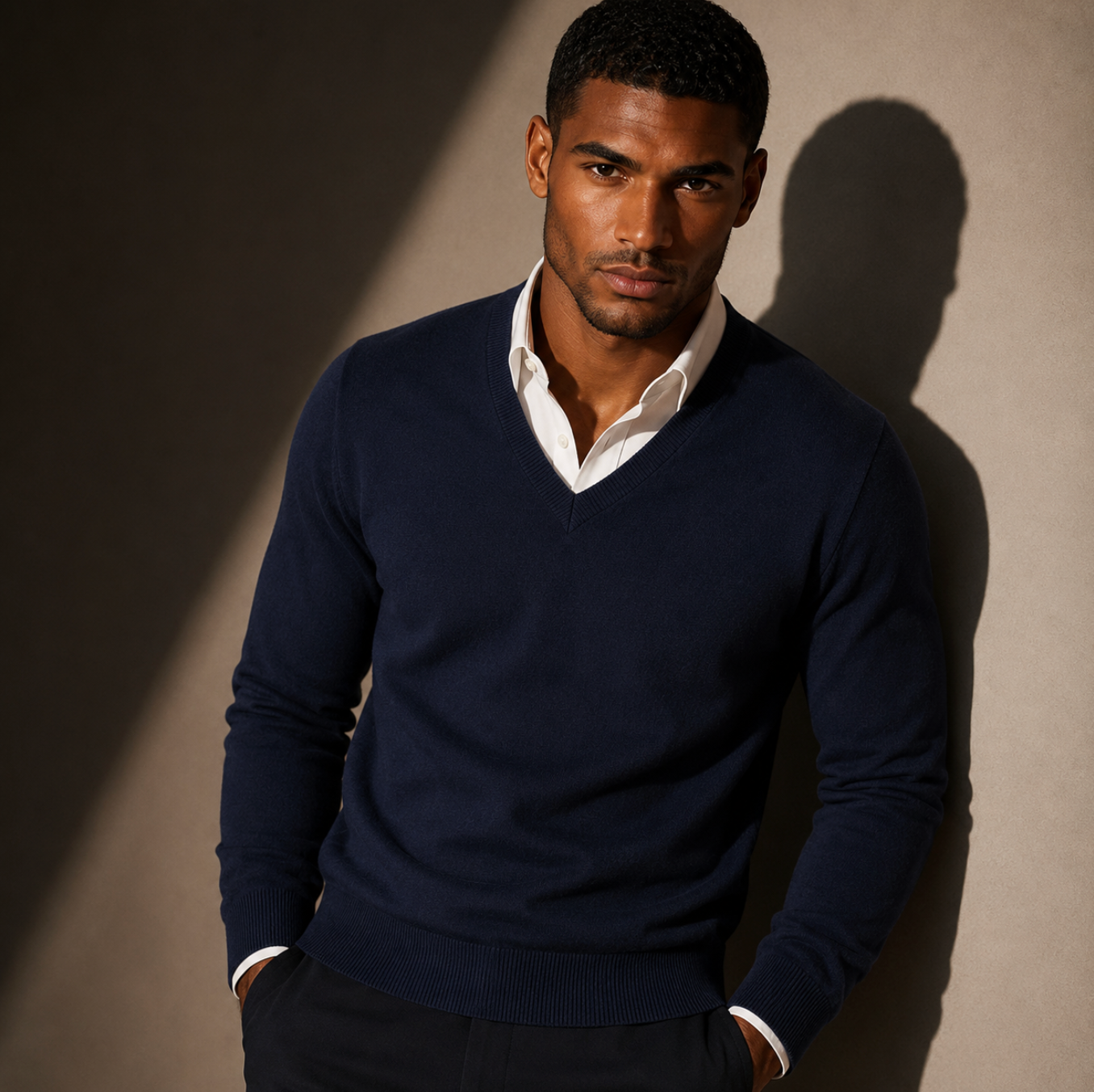 Toby | Cashmere V-Neck Knit Jumper