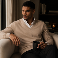 Toby | Cashmere V-Neck Knit Jumper