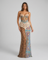 Sofia | Leopard Print Sleeveless Maxi Dress