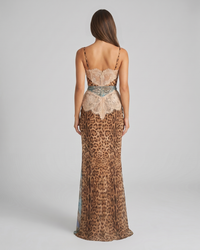 Sofia | Leopard Print Sleeveless Maxi Dress