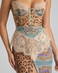 Sofia | Leopard Print Sleeveless Maxi Dress