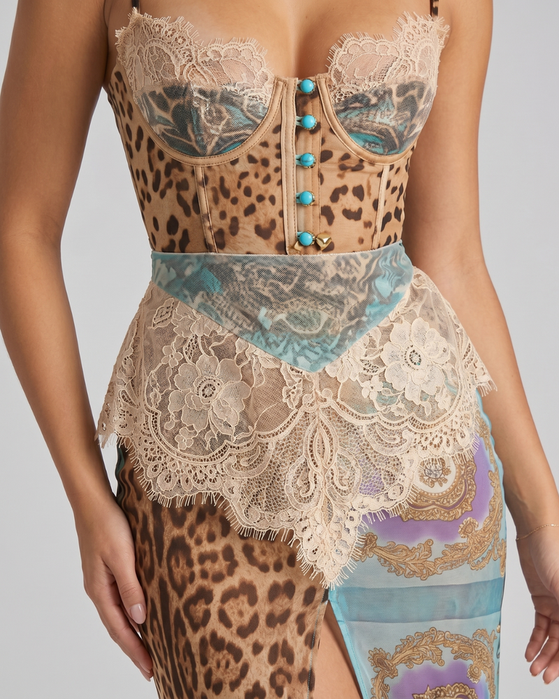 Sofia | Leopard Print Sleeveless Maxi Dress