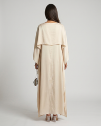 Tayma | Draped Sleeve Maxi Abaya