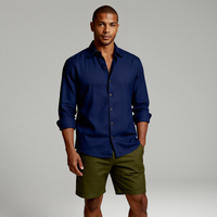 Dennis | Vintage Long Sleeve Linen Shirt