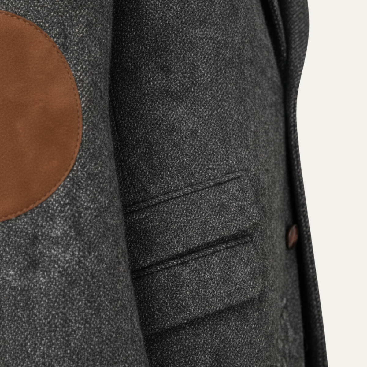 Linden | Single Breasted Herringbone Tweed Blazer