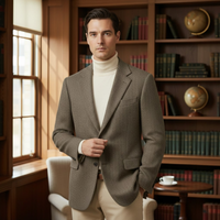 Lloyd | Tailored Tweed Fishbone Blazer
