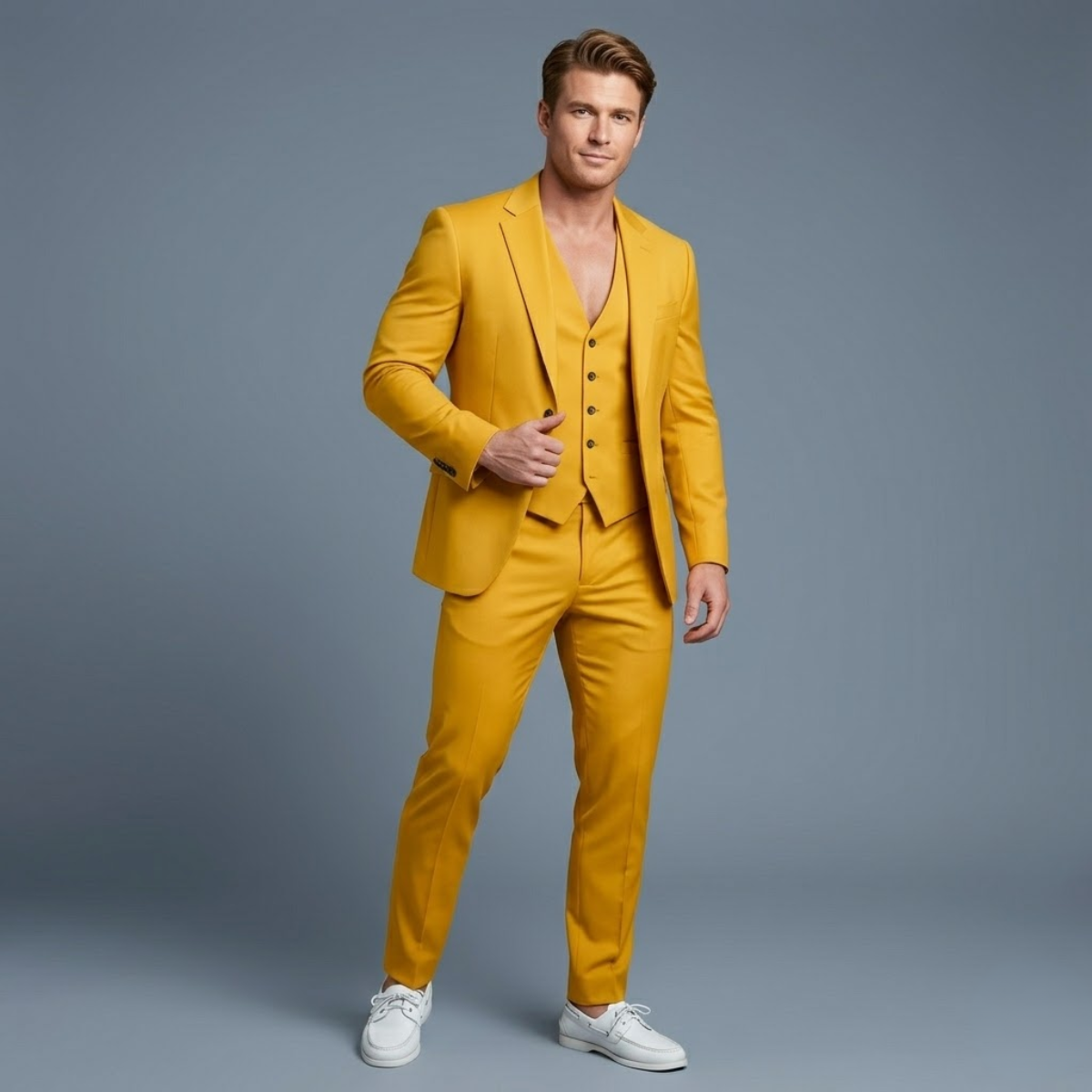 Orson | Men's Luxury Three-Piece Jacket, Gilet and Trousers Suit