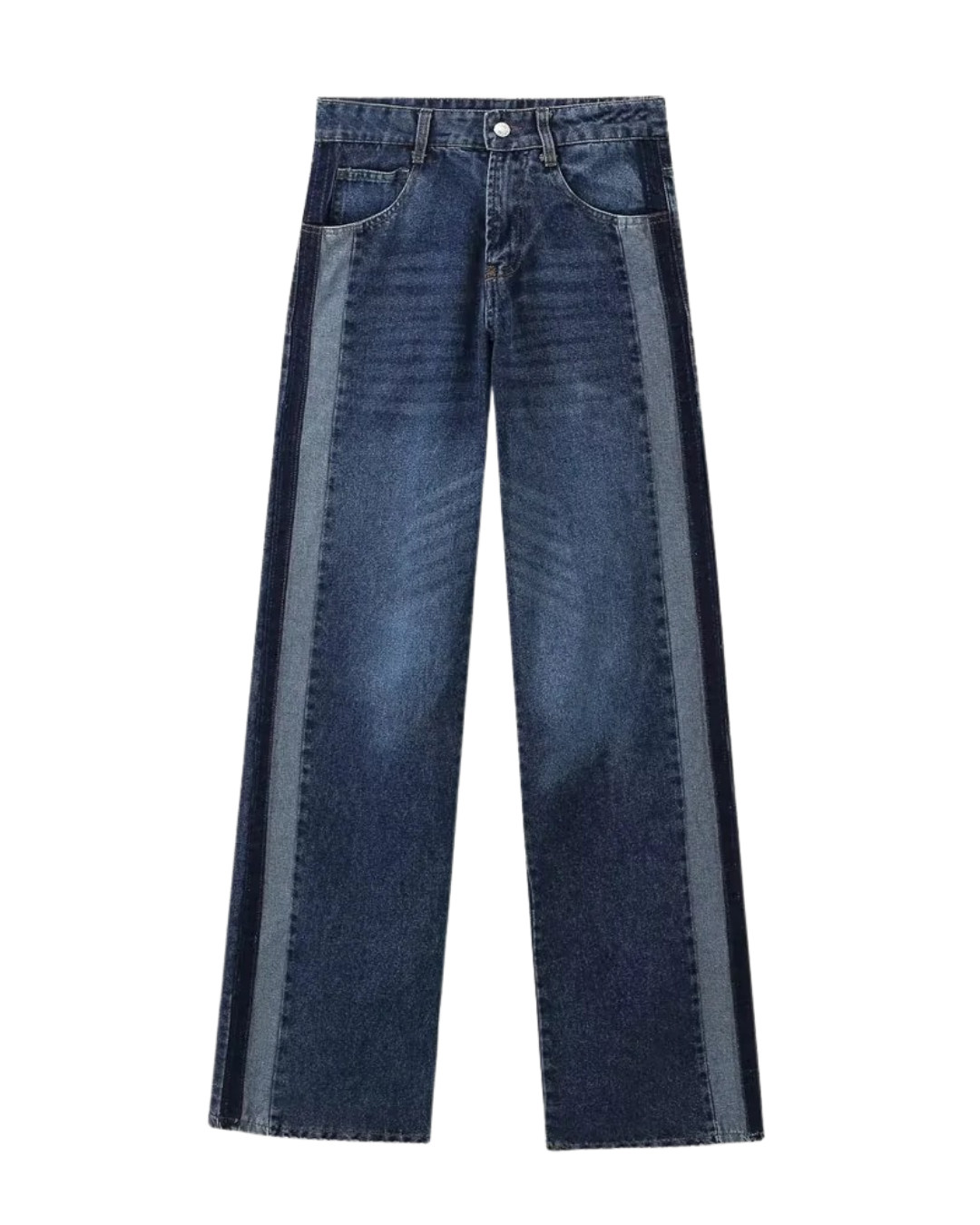 Elodie | Wide Leg Side Stripe Jeans