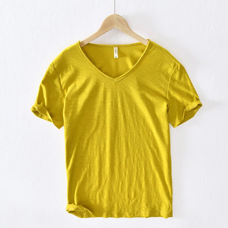 Arthur | Lightweight V-Neck T-Shirt