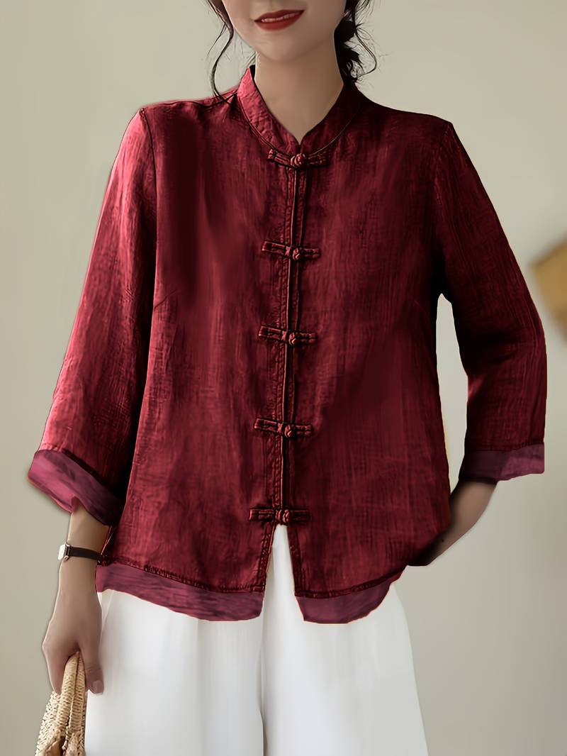 Sylvie blouse in Red