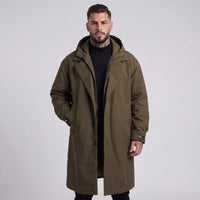 Salisbury Men's Convertible Trench Coat Green