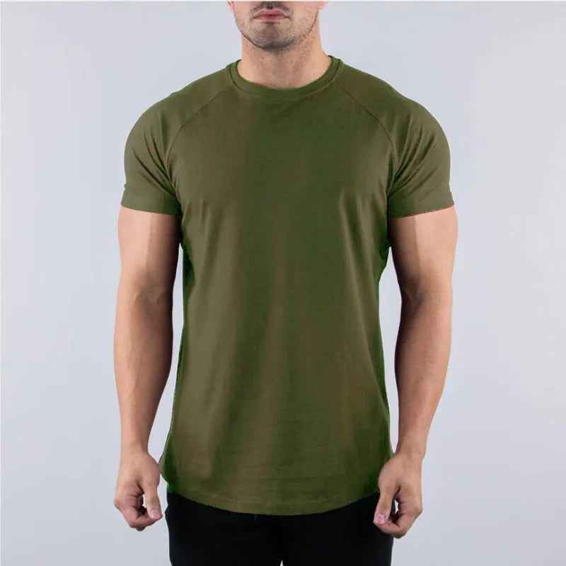 Edward | Fitted Cotton Muscle Fit T-Shirt