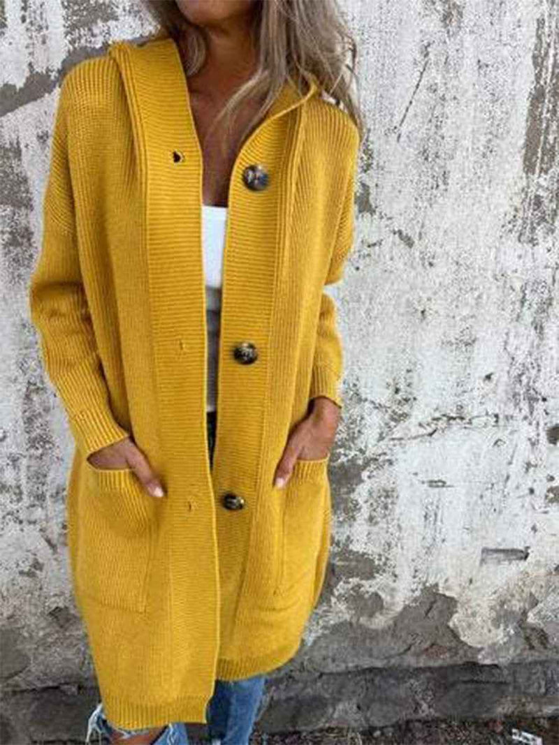 Helena | Women's Longline Hooded Cardigan