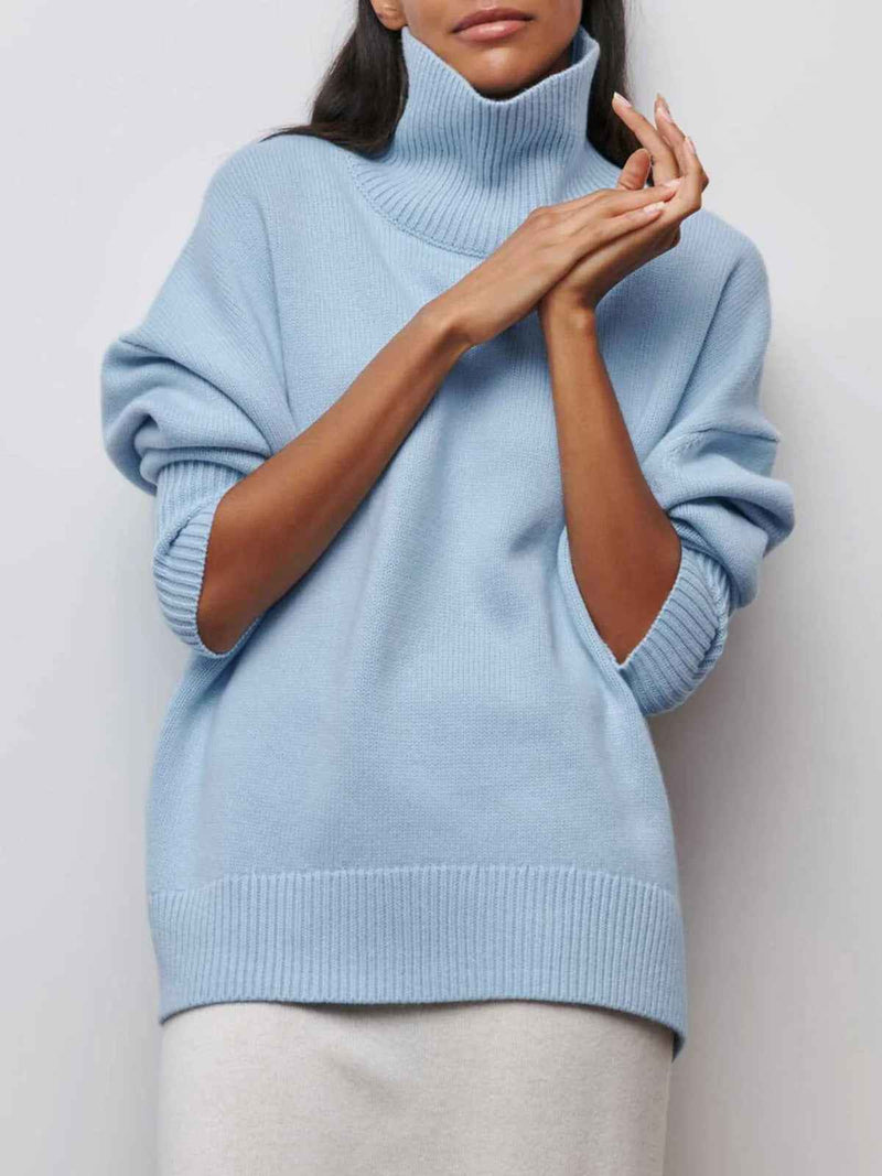 Clarisse | Women's Oversized Turtleneck Jumper