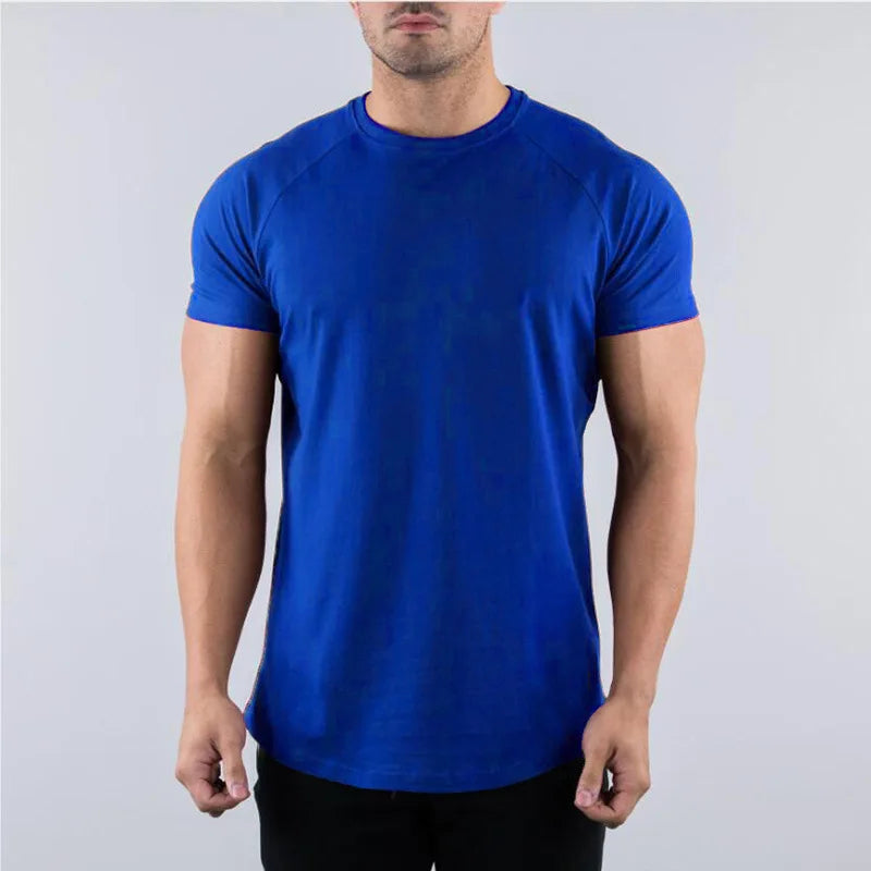 Edward | Fitted Cotton Muscle Fit T-Shirt