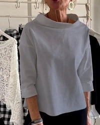 Leocadia knit top in Grey