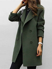 Thomasin | Women's Double Breasted Mid-Length Coat