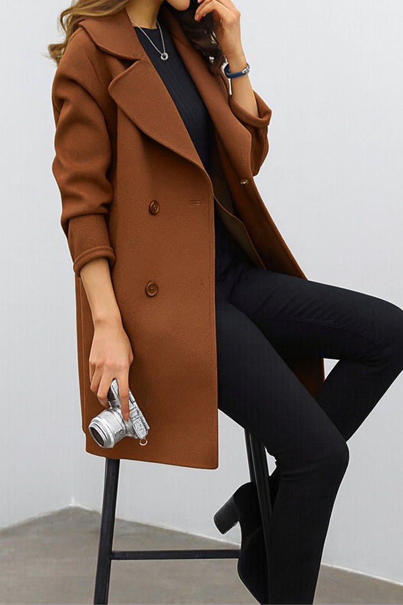 Thomasin coat in Brown