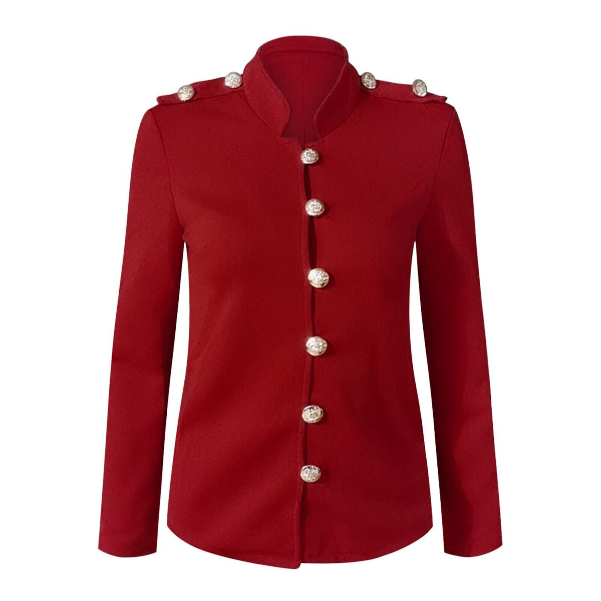 Lysandra military jacket detail view six