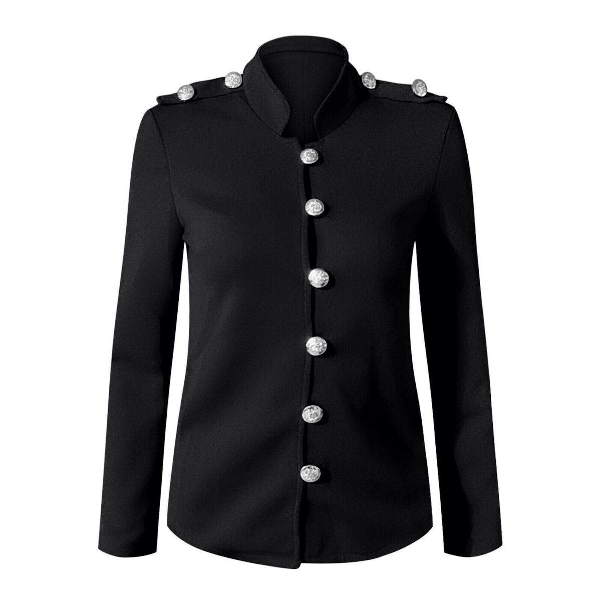 Lysandra military jacket detail view eight