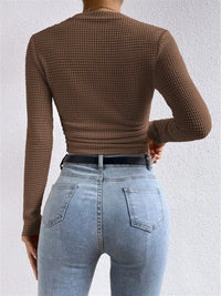 Bettina fitted long sleeve top, fourteenth view