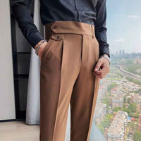 Arundel trousers front crease detail