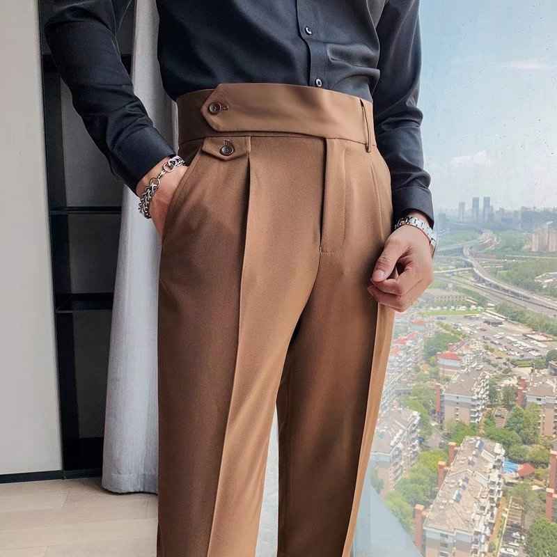 Arundel trousers front crease detail
