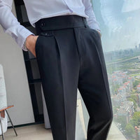 Arundel trousers pleated cuff detail