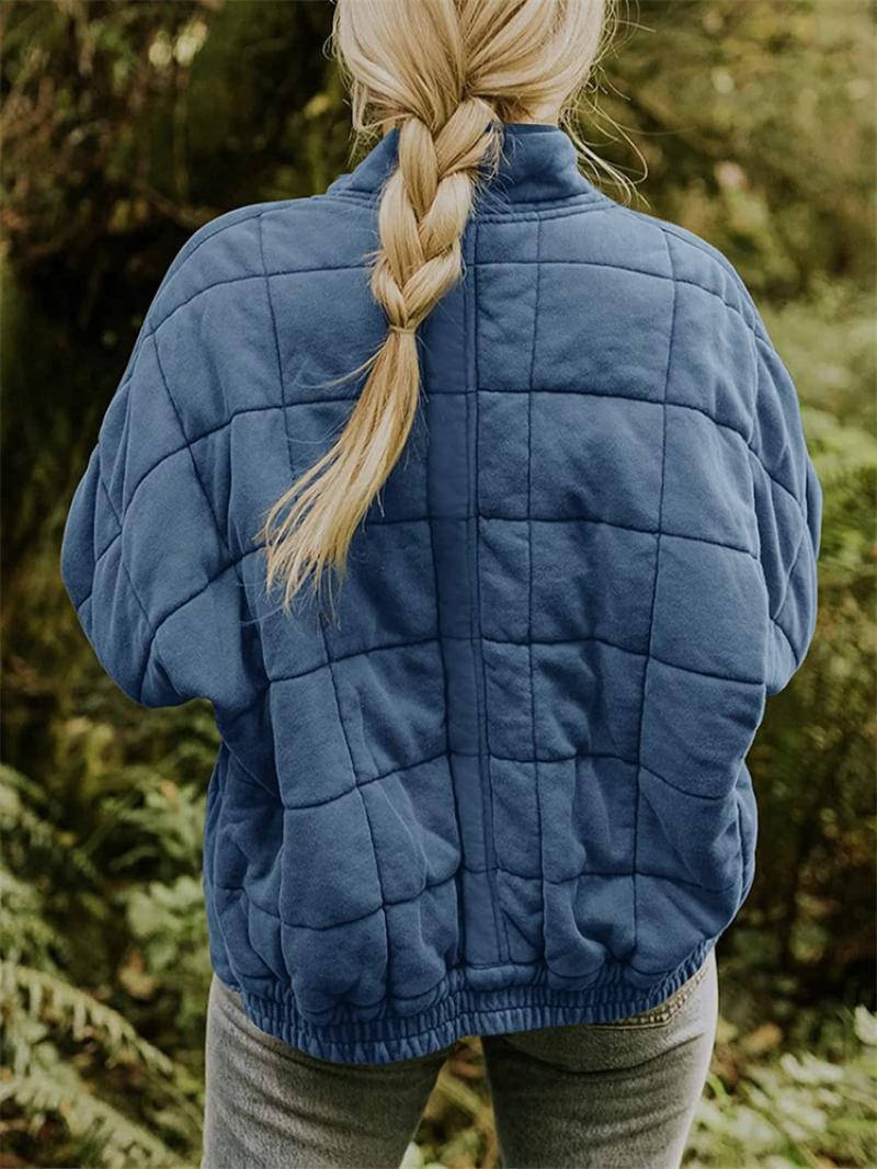 Viola quilted jacket full zip detail