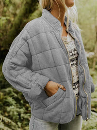Viola | Women's Oversized Quilted Jacket Drop Shoulder