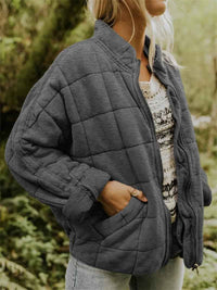 Viola | Women's Oversized Quilted Jacket Drop Shoulder