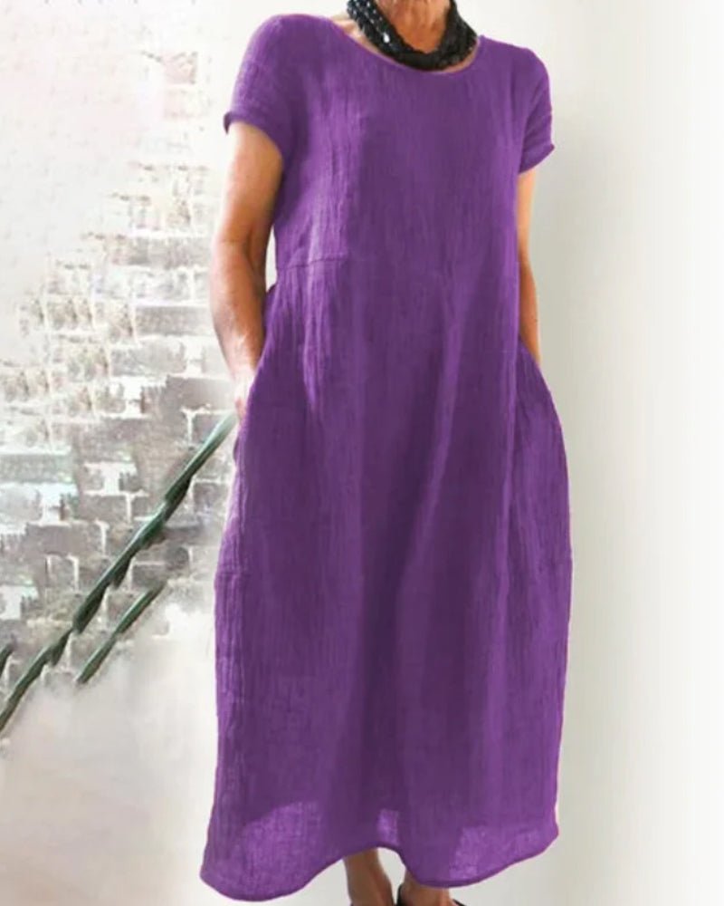 Marguerite midi dress in Lavender