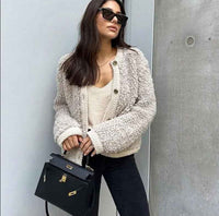 Maud | Women's Button-Front Relaxed Fit Cardigan