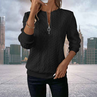 Juliette | Women's Cable Knit Zip Up Jumper