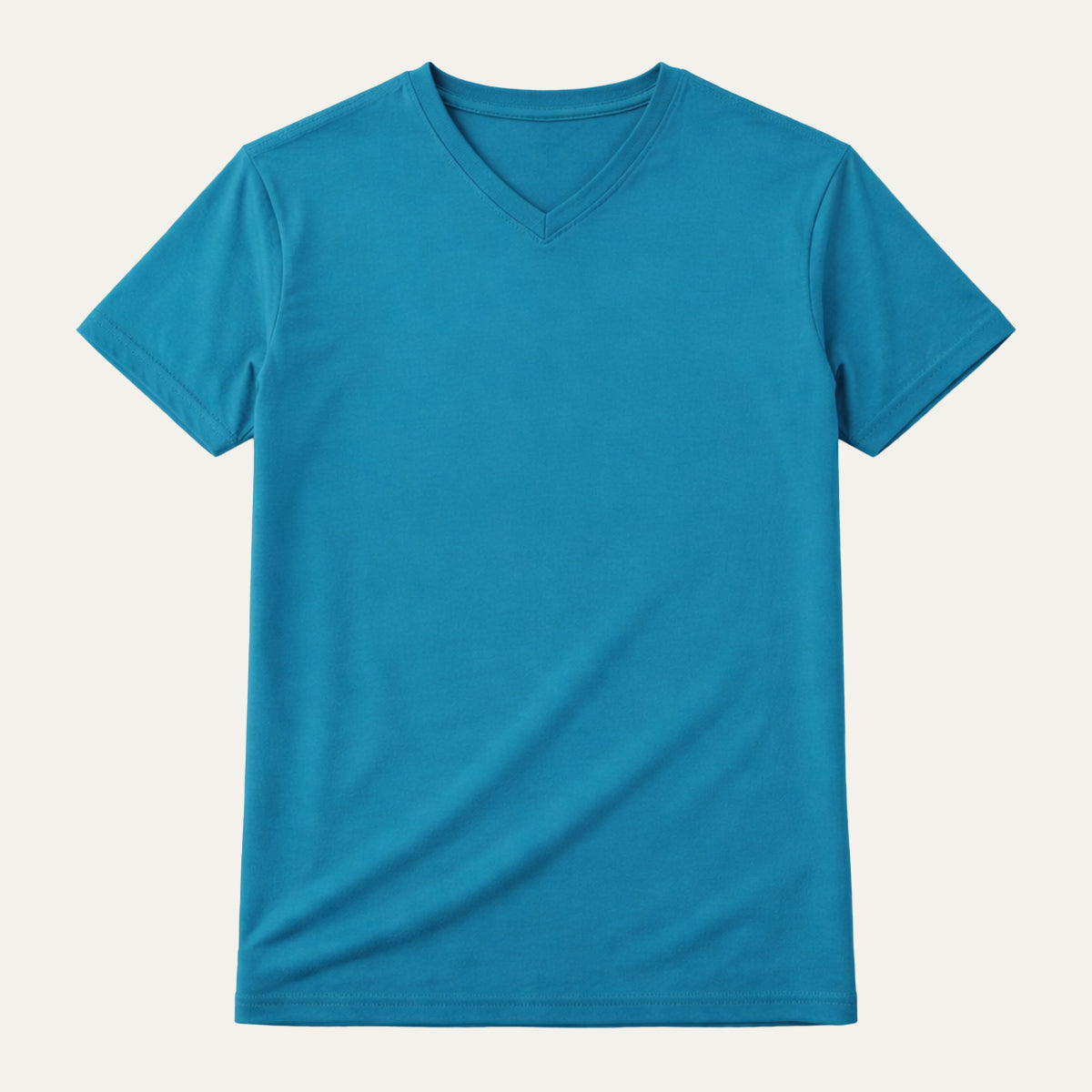 Leo | Men's V Neck Slim Fit Cotton T-Shirt