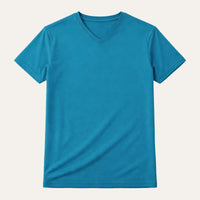 Leo | Men's V Neck Slim Fit Cotton T-Shirt