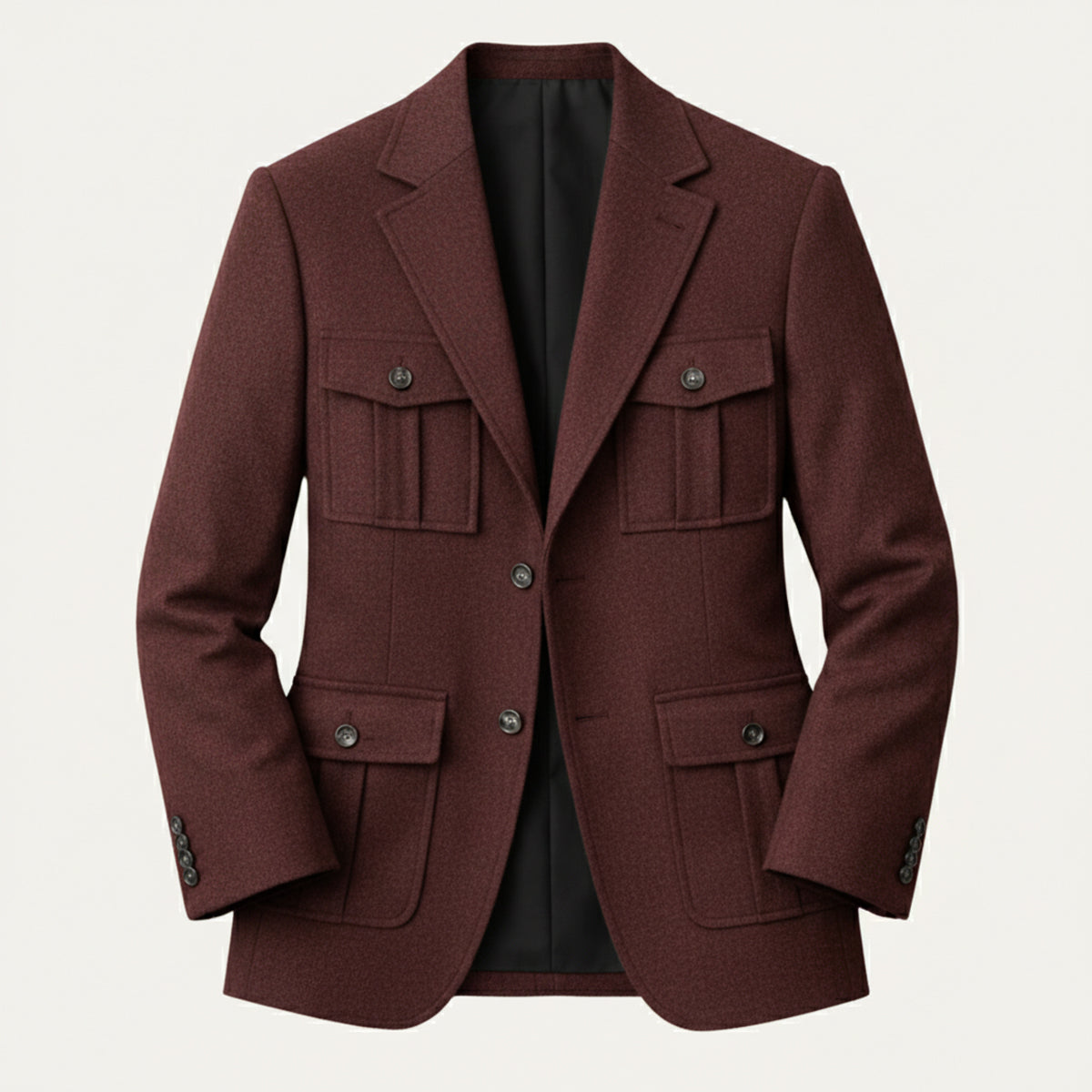 Lorenzo | Multi Pocket Tailored Tweed Blazer