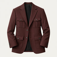 Lorenzo | Multi Pocket Tailored Tweed Blazer