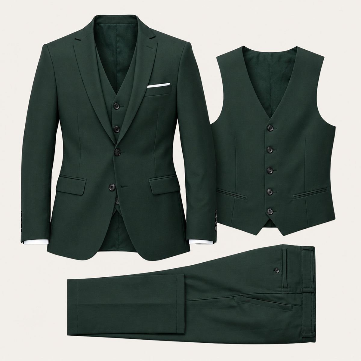 Orlando | Men's Three-Piece Blazer, Waistcoat and Trousers Suit
