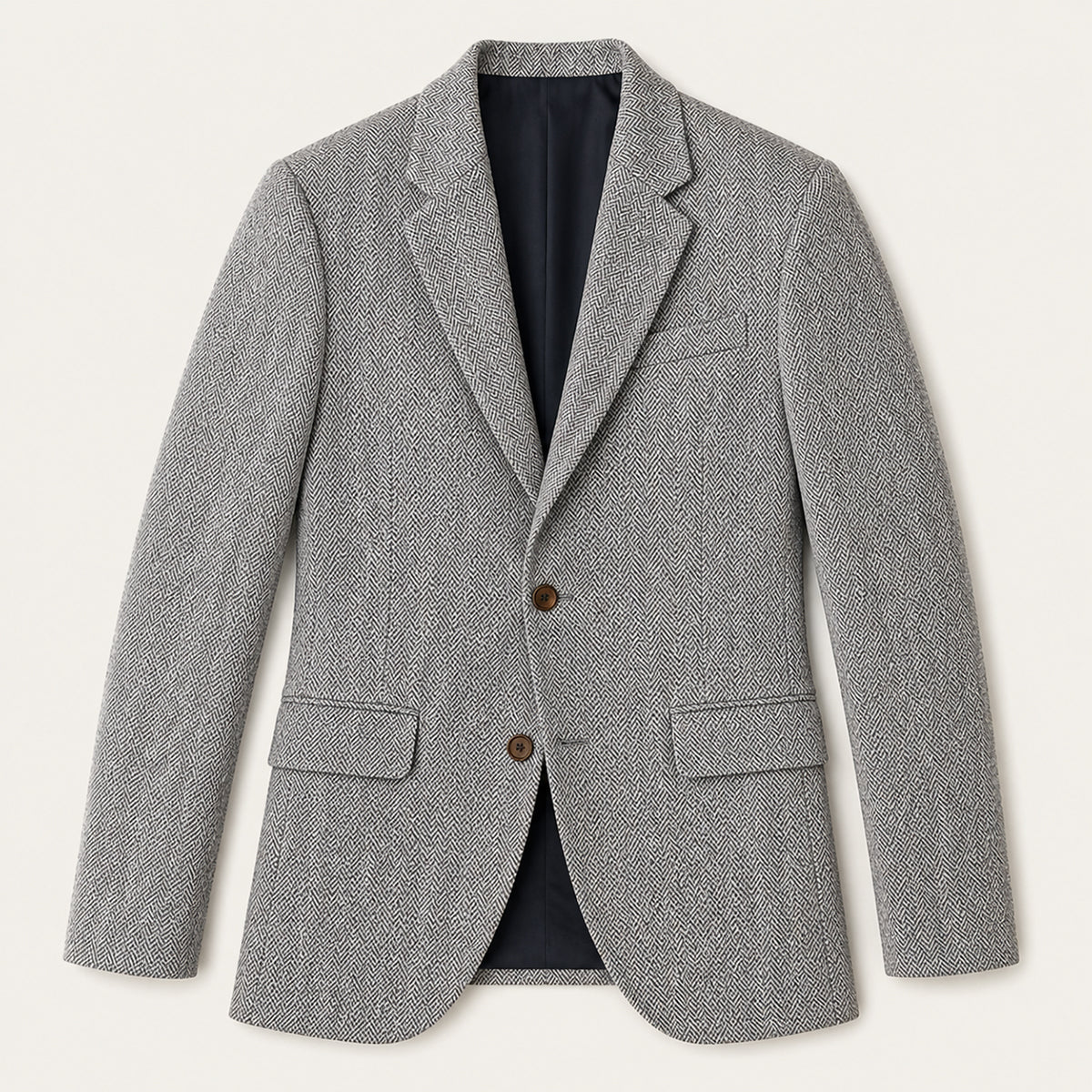 Theodore | Wool Herringbone Tweed Blazer
