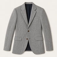 Theodore | Wool Herringbone Tweed Blazer