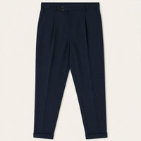 Julian | Slim Fit Pleated Tailored Dress Trousers