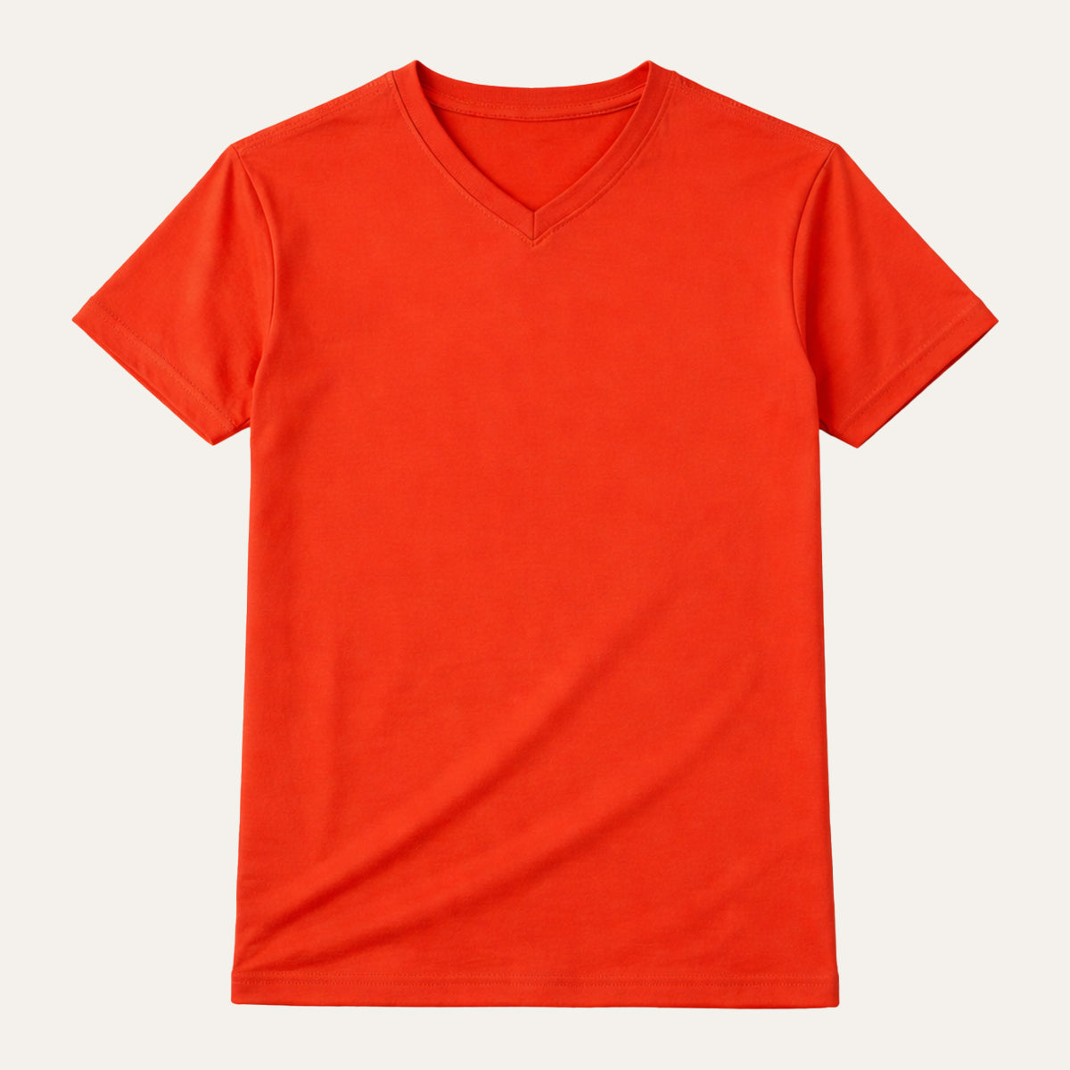 Leo | Men's V Neck Slim Fit Cotton T-Shirt