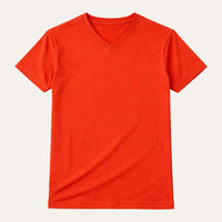 Leo | Men's V Neck Slim Fit Cotton T-Shirt