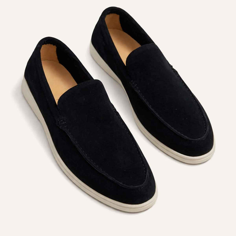 Neil | Men's Suede Loafers with Rubber Sole