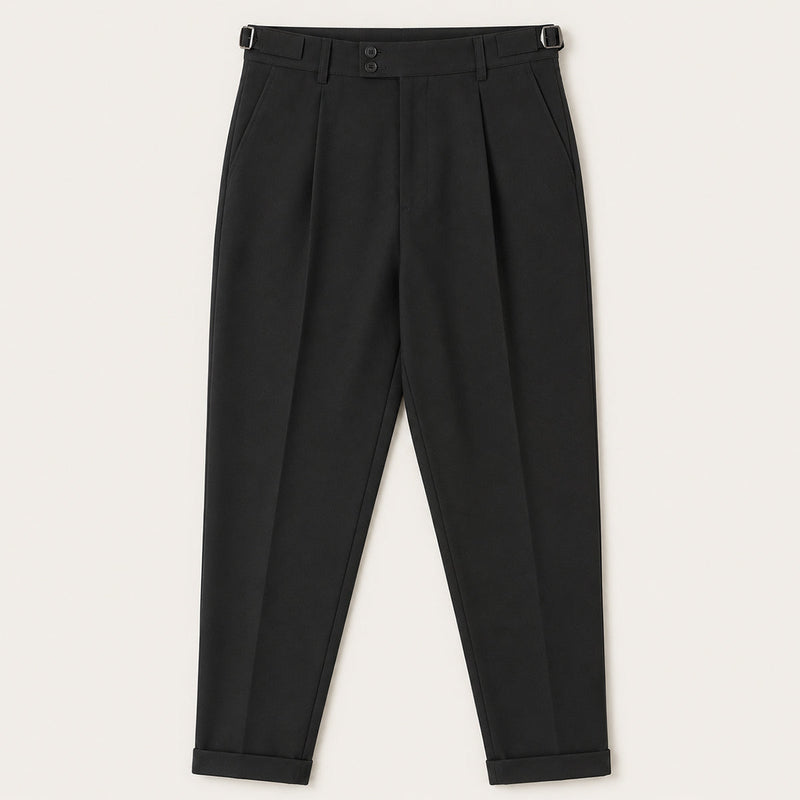 Julian | Slim Fit Pleated Tailored Dress Trousers